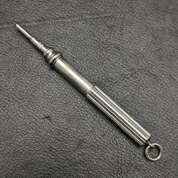1900年頃 英国アンティーク 純銀製 マジックペンシル 伸縮式45-83mm S.MORDAN